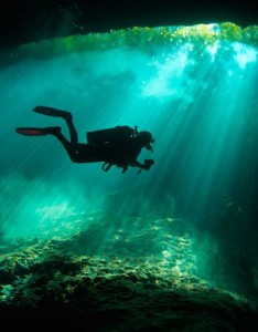 Diving Cenotes Mexico on The Gathering Roadwith Elaine J. Masters